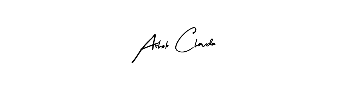 How to make Ashok Chavda signature? Arty Signature is a professional autograph style. Create handwritten signature for Ashok Chavda name. Ashok Chavda signature style 8 images and pictures png