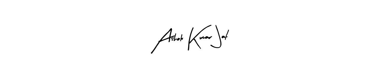 Design your own signature with our free online signature maker. With this signature software, you can create a handwritten (Arty Signature) signature for name Ashok Kumar Jat. Ashok Kumar Jat signature style 8 images and pictures png