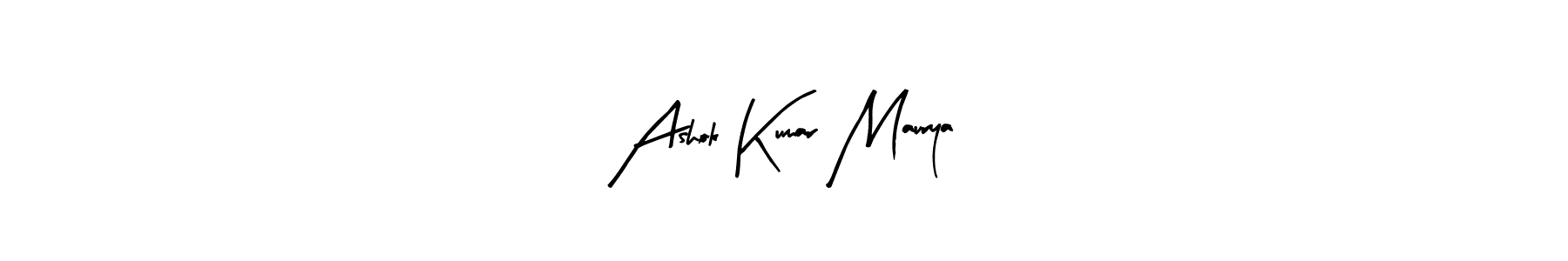 Make a short Ashok Kumar Maurya signature style. Manage your documents anywhere anytime using Arty Signature. Create and add eSignatures, submit forms, share and send files easily. Ashok Kumar Maurya signature style 8 images and pictures png