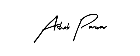 A stylish, flowing autograph style designed for name Ashok Panwar using Arty Signature typography. Perfect for digital creative projects. Ashok Panwar signature style 8 images and pictures png