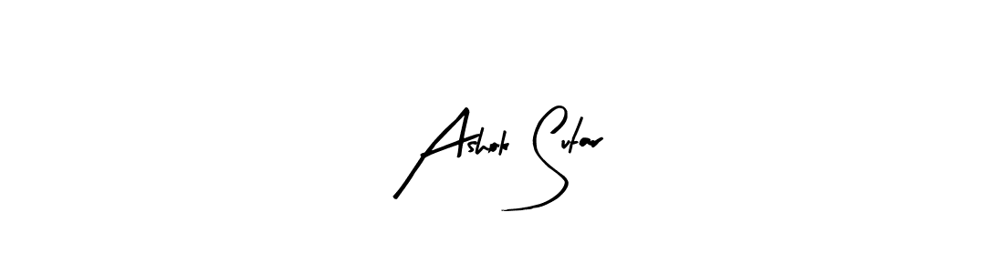 Also we have Ashok Sutar name is the best signature style. Create professional handwritten signature collection using Arty Signature autograph style. Ashok Sutar signature style 8 images and pictures png