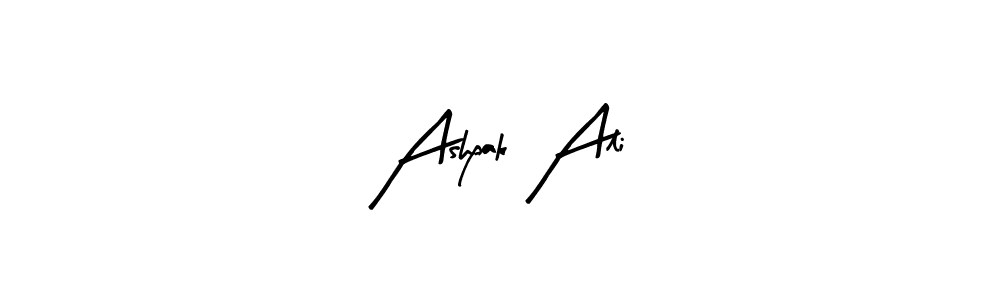 Create a beautiful signature design for name Ashpak Ali. With this signature (Arty Signature) fonts, you can make a handwritten signature for free. Ashpak Ali signature style 8 images and pictures png