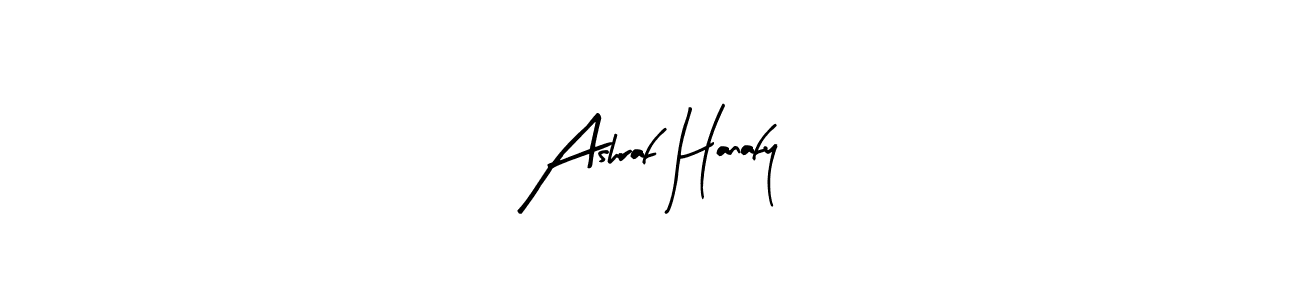 Similarly Arty Signature is the best handwritten signature design. Signature creator online .You can use it as an online autograph creator for name Ashraf Hanafy. Ashraf Hanafy signature style 8 images and pictures png