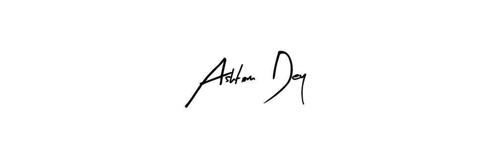 Make a beautiful signature design for name Ashtom Dey. With this signature (Arty Signature) style, you can create a handwritten signature for free. Ashtom Dey signature style 8 images and pictures png