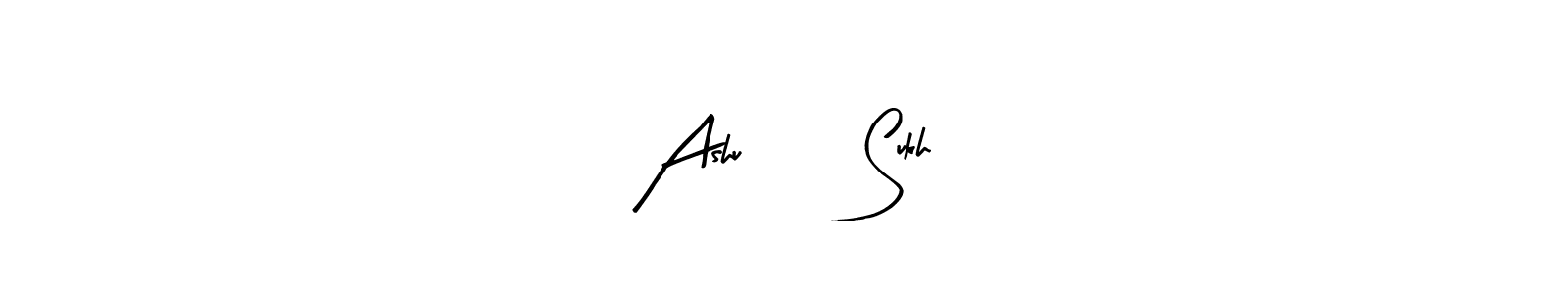 Also we have Ashu ❤️ Sukh name is the best signature style. Create professional handwritten signature collection using Arty Signature autograph style. Ashu ❤️ Sukh signature style 8 images and pictures png