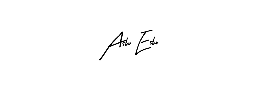 if you are searching for the best signature style for your name Ashu Eshu. so please give up your signature search. here we have designed multiple signature styles  using Arty Signature. Ashu Eshu signature style 8 images and pictures png