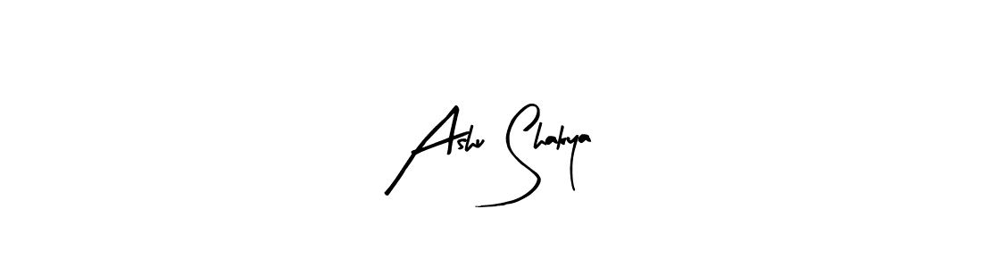 Make a beautiful signature design for name Ashu Shakya. Use this online signature maker to create a handwritten signature for free. Ashu Shakya signature style 8 images and pictures png