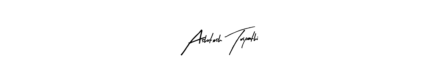 How to make Ashutosh Tripathi name signature. Use Arty Signature style for creating short signs online. This is the latest handwritten sign. Ashutosh Tripathi signature style 8 images and pictures png