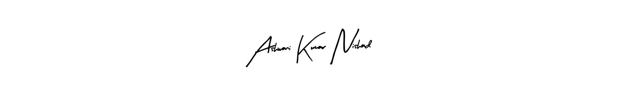 if you are searching for the best signature style for your name Ashwani Kumar Nishad. so please give up your signature search. here we have designed multiple signature styles  using Arty Signature. Ashwani Kumar Nishad signature style 8 images and pictures png