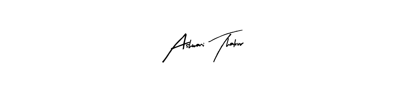 Create a beautiful signature design for name Ashwani Thakur. With this signature (Arty Signature) fonts, you can make a handwritten signature for free. Ashwani Thakur signature style 8 images and pictures png