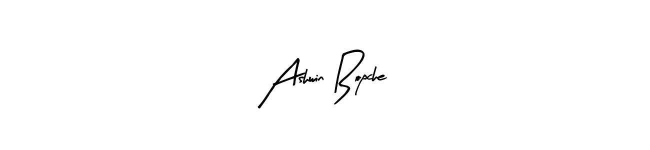 You can use this online signature creator to create a handwritten signature for the name Ashwin Bopche. This is the best online autograph maker. Ashwin Bopche signature style 8 images and pictures png