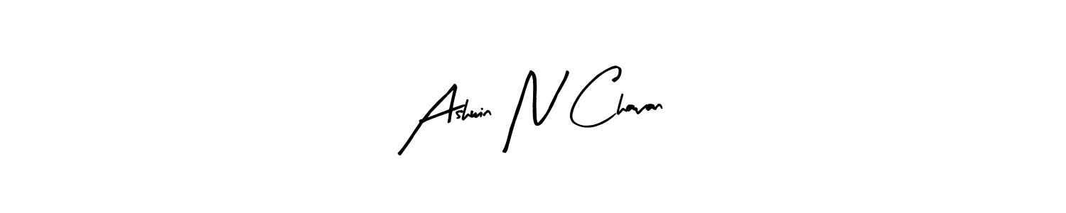 The best way (Arty Signature) to make a short signature is to pick only two or three words in your name. The name Ashwin N Chavan include a total of six letters. For converting this name. Ashwin N Chavan signature style 8 images and pictures png