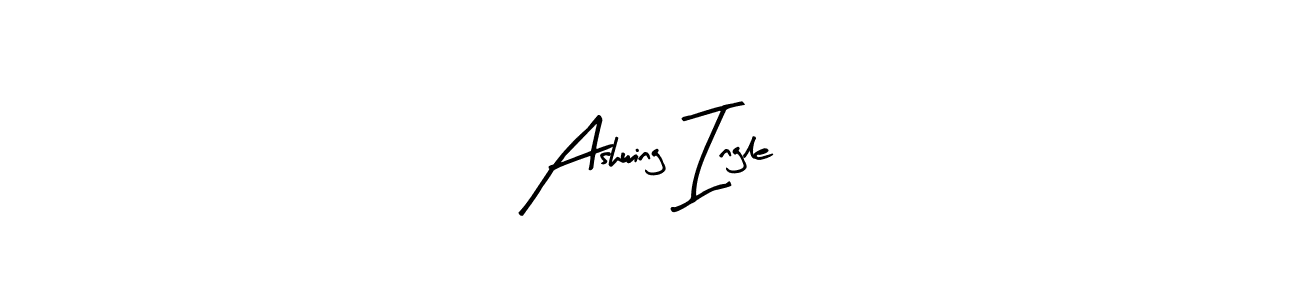 Make a beautiful signature design for name Ashwing Ingle. Use this online signature maker to create a handwritten signature for free. Ashwing Ingle signature style 8 images and pictures png