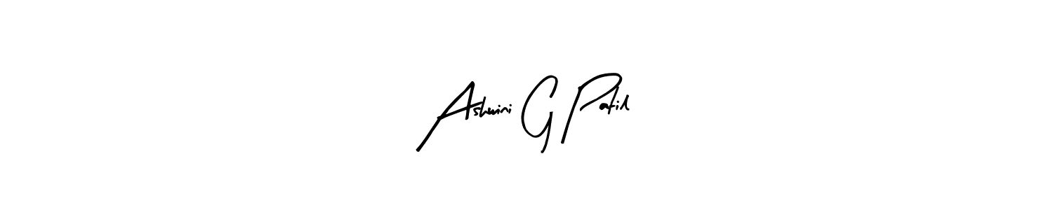 It looks lik you need a new signature style for name Ashwini G Patil. Design unique handwritten (Arty Signature) signature with our free signature maker in just a few clicks. Ashwini G Patil signature style 8 images and pictures png