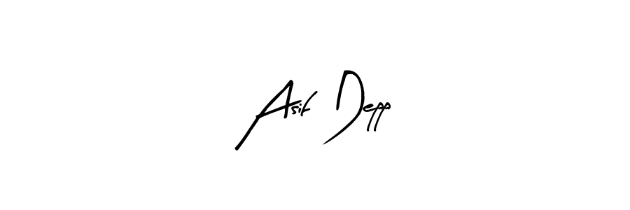 Also we have Asif Depp name is the best signature style. Create professional handwritten signature collection using Arty Signature autograph style. Asif Depp signature style 8 images and pictures png