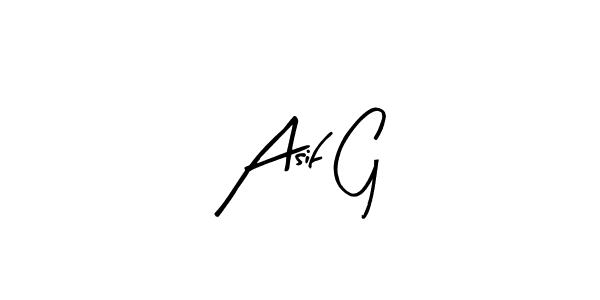 How to make Asif G signature? Arty Signature is a professional autograph style. Create handwritten signature for Asif G name. Asif G signature style 8 images and pictures png