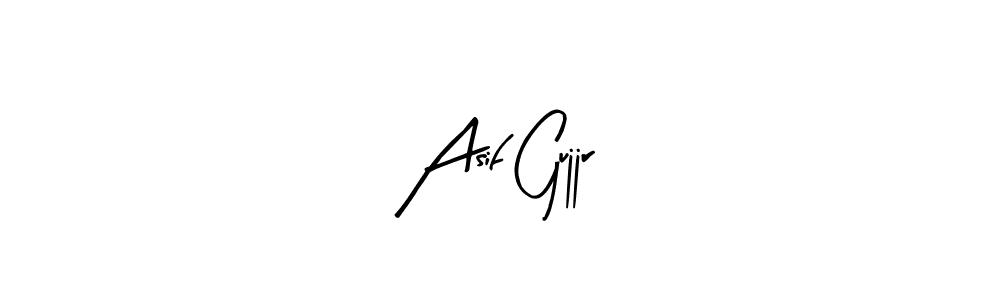 if you are searching for the best signature style for your name Asif Gujjr. so please give up your signature search. here we have designed multiple signature styles  using Arty Signature. Asif Gujjr signature style 8 images and pictures png