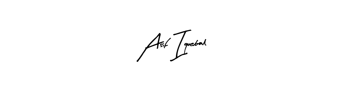 You should practise on your own different ways (Arty Signature) to write your name (Asif Iquebal) in signature. don't let someone else do it for you. Asif Iquebal signature style 8 images and pictures png