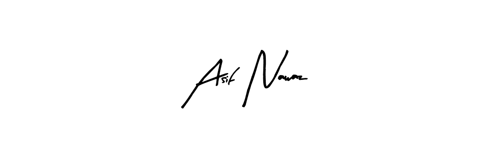 Make a beautiful signature design for name Asif Nawaz. With this signature (Arty Signature) style, you can create a handwritten signature for free. Asif Nawaz signature style 8 images and pictures png