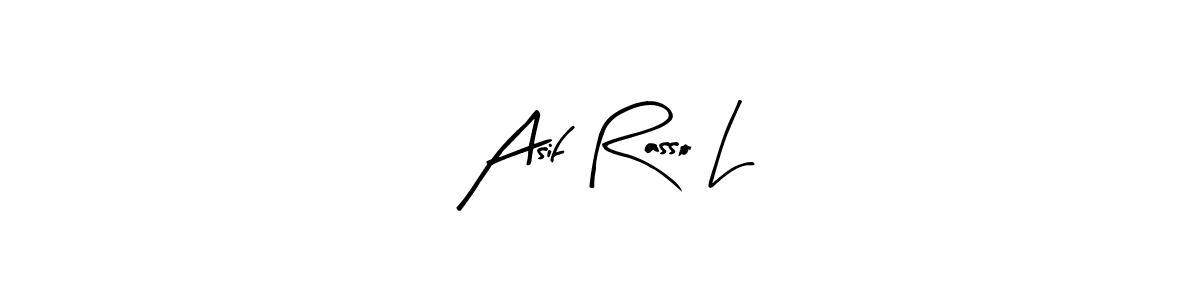 Make a beautiful signature design for name Asif Rasso L. Use this online signature maker to create a handwritten signature for free. Asif Rasso L signature style 8 images and pictures png