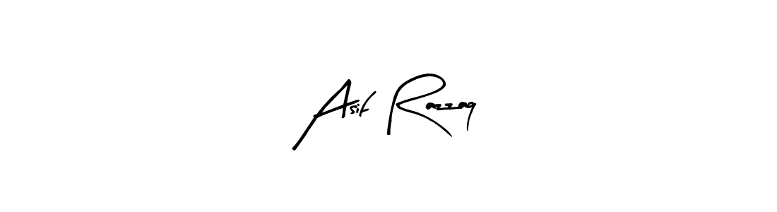 The best way (Arty Signature) to make a short signature is to pick only two or three words in your name. The name Asif Razzaq include a total of six letters. For converting this name. Asif Razzaq signature style 8 images and pictures png