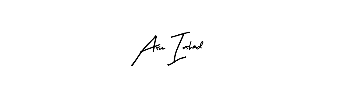 Also You can easily find your signature by using the search form. We will create Asim Irshad name handwritten signature images for you free of cost using Arty Signature sign style. Asim Irshad signature style 8 images and pictures png