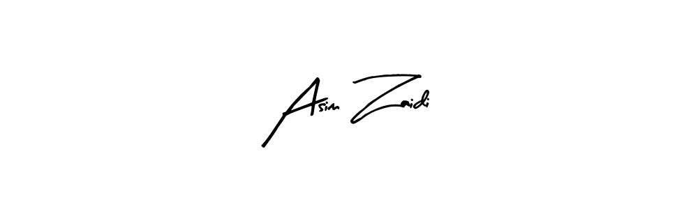 How to make Asim Zaidi name signature. Use Arty Signature style for creating short signs online. This is the latest handwritten sign. Asim Zaidi signature style 8 images and pictures png