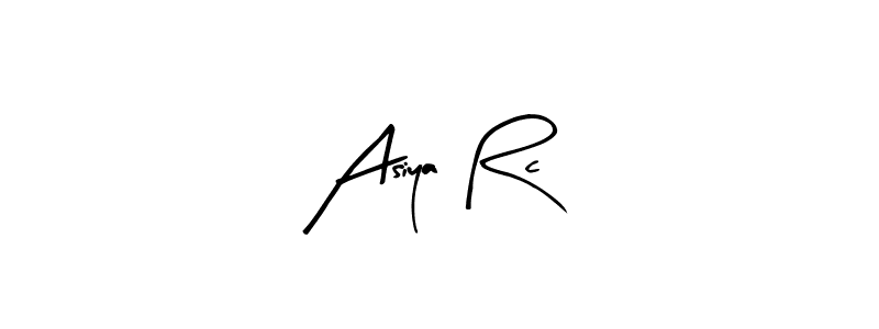 Similarly Arty Signature is the best handwritten signature design. Signature creator online .You can use it as an online autograph creator for name Asiya Rc. Asiya Rc signature style 8 images and pictures png