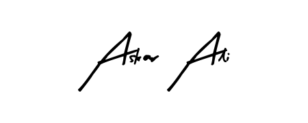 Use a signature maker to create a handwritten signature online. With this signature software, you can design (Arty Signature) your own signature for name Askar Ali. Askar Ali signature style 8 images and pictures png