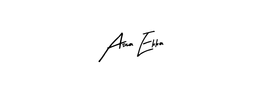 You can use this online signature creator to create a handwritten signature for the name Asma Ekka. This is the best online autograph maker. Asma Ekka signature style 8 images and pictures png