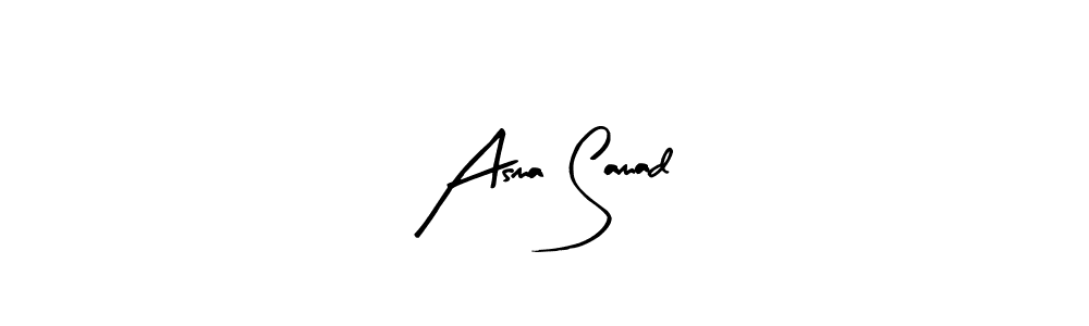 Make a beautiful signature design for name Asma Samad. Use this online signature maker to create a handwritten signature for free. Asma Samad signature style 8 images and pictures png