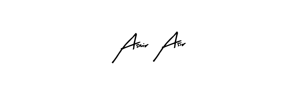 Use a signature maker to create a handwritten signature online. With this signature software, you can design (Arty Signature) your own signature for name Asmir Asir. Asmir Asir signature style 8 images and pictures png