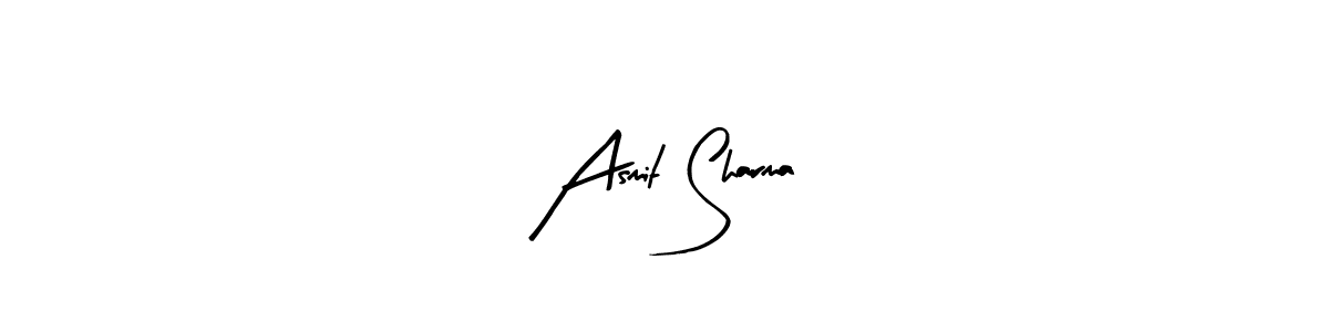 Design your own signature with our free online signature maker. With this signature software, you can create a handwritten (Arty Signature) signature for name Asmit Sharma. Asmit Sharma signature style 8 images and pictures png