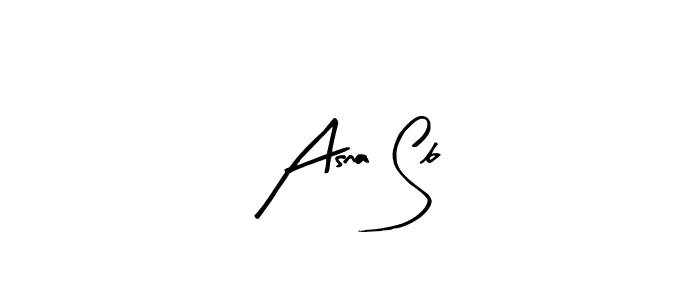 The best way (Arty Signature) to make a short signature is to pick only two or three words in your name. The name Asna Sb include a total of six letters. For converting this name. Asna Sb signature style 8 images and pictures png