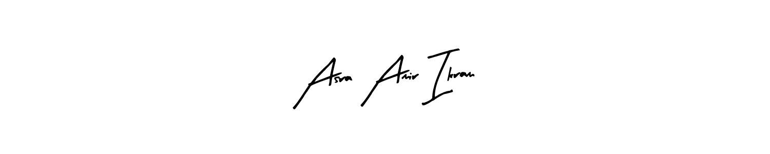 Use a signature maker to create a handwritten signature online. With this signature software, you can design (Arty Signature) your own signature for name Asra Amir Ikram. Asra Amir Ikram signature style 8 images and pictures png