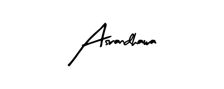 A stylish, flowing autograph style designed for name Asrandhawa using Arty Signature typography. Perfect for digital creative projects. Asrandhawa signature style 8 images and pictures png