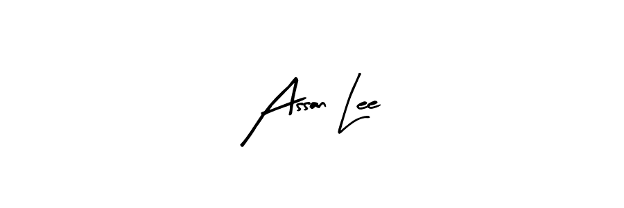 Make a beautiful signature design for name Assan Lee. Use this online signature maker to create a handwritten signature for free. Assan Lee signature style 8 images and pictures png
