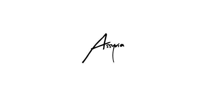 Make a beautiful signature design for name Assyria. Use this online signature maker to create a handwritten signature for free. Assyria signature style 8 images and pictures png