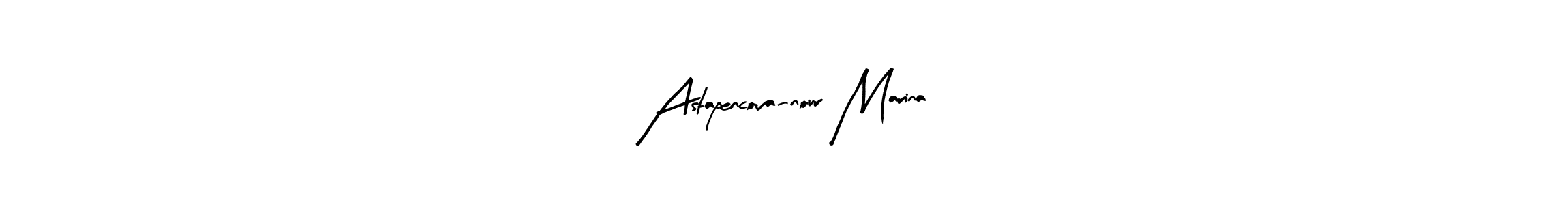 See photos of Astapencova-nour Marina official signature by Spectra . Check more albums & portfolios. Read reviews & check more about Arty Signature font. Astapencova-nour Marina signature style 8 images and pictures png