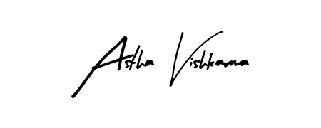 Make a beautiful signature design for name Astha Vishkarma. With this signature (Arty Signature) style, you can create a handwritten signature for free. Astha Vishkarma signature style 8 images and pictures png