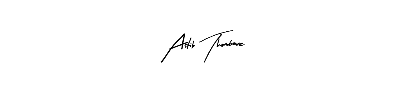 Astik Thombare stylish signature style. Best Handwritten Sign (Arty Signature) for my name. Handwritten Signature Collection Ideas for my name Astik Thombare. Astik Thombare signature style 8 images and pictures png