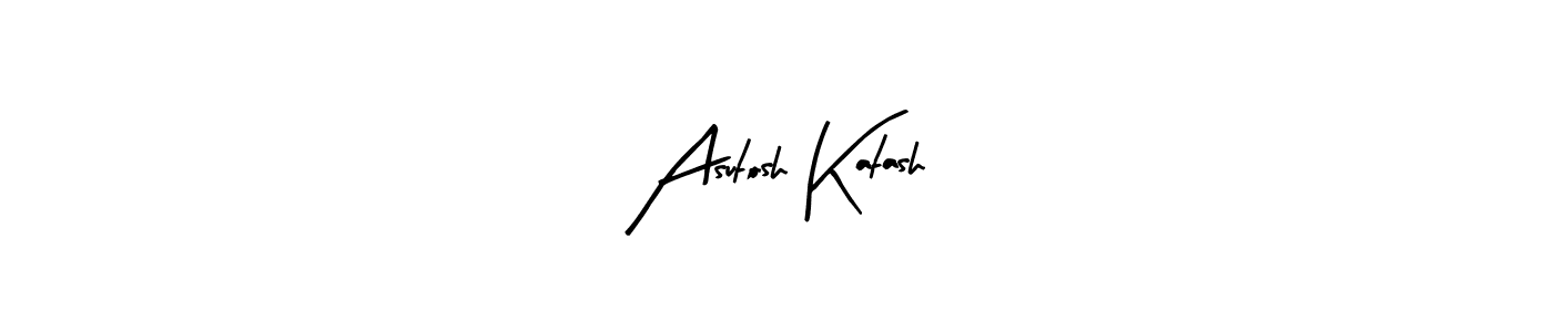 Create a beautiful signature design for name Asutosh Katash. With this signature (Arty Signature) fonts, you can make a handwritten signature for free. Asutosh Katash signature style 8 images and pictures png
