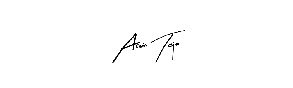 Here are the top 10 professional signature styles for the name Aswin Teja. These are the best autograph styles you can use for your name. Aswin Teja signature style 8 images and pictures png
