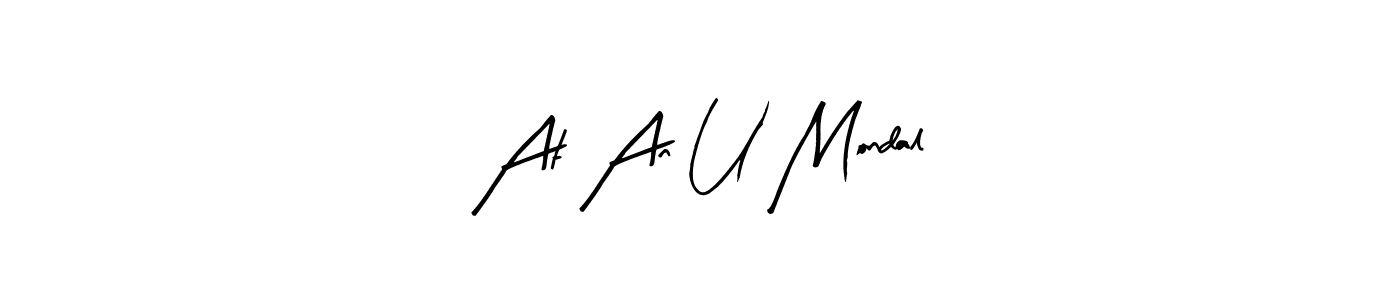 Check out images of Autograph of At An U Mondal name. Actor At An U Mondal Signature Style. Arty Signature is a professional sign style online. At An U Mondal signature style 8 images and pictures png