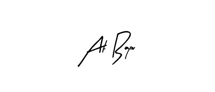 How to make At Bapu name signature. Use Arty Signature style for creating short signs online. This is the latest handwritten sign. At Bapu signature style 8 images and pictures png