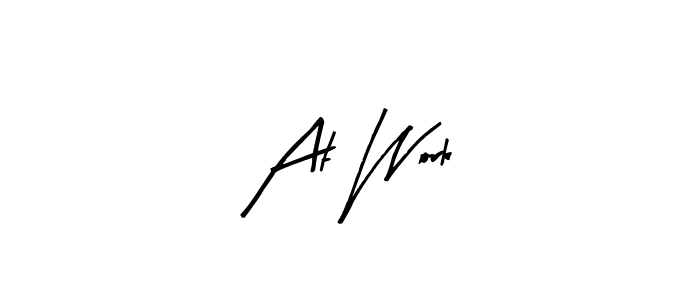 Best and Professional Signature Style for At Work. Arty Signature Best Signature Style Collection. At Work signature style 8 images and pictures png