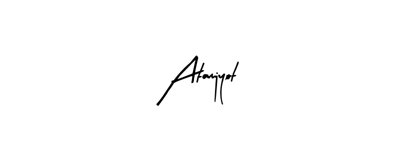 Also You can easily find your signature by using the search form. We will create Atamjyot name handwritten signature images for you free of cost using Arty Signature sign style. Atamjyot signature style 8 images and pictures png