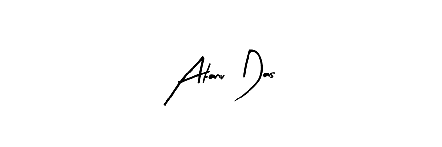 You should practise on your own different ways (Arty Signature) to write your name (Atanu Das) in signature. don't let someone else do it for you. Atanu Das signature style 8 images and pictures png