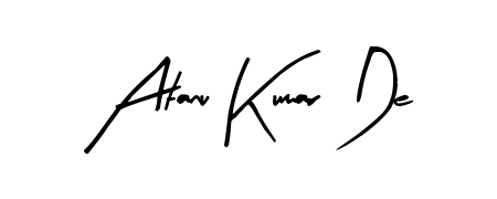 Stand out with a creative autograph for Atanu Kumar De. The Arty Signature styling blends modern aesthetics with classic signature flourishes. Atanu Kumar De signature style 8 images and pictures png