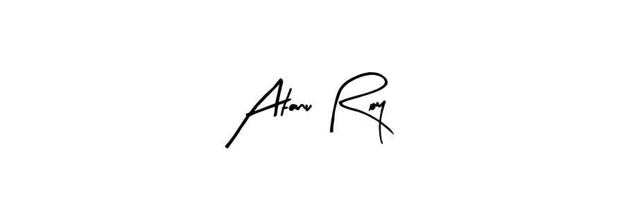 Design your own signature with our free online signature maker. With this signature software, you can create a handwritten (Arty Signature) signature for name Atanu Roy. Atanu Roy signature style 8 images and pictures png